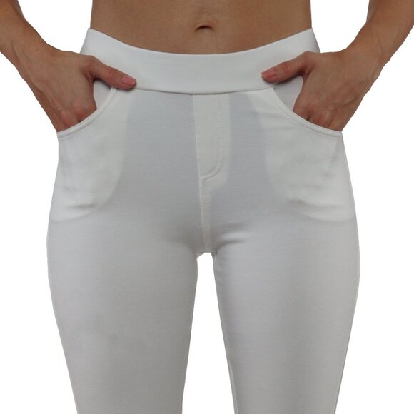 Pull-up casual pants full length - Picture 4 of 6